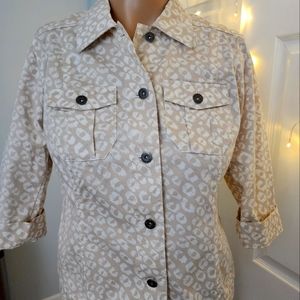 Chico's light denim jacket size 1